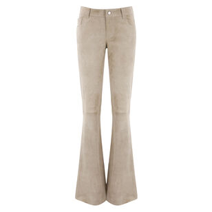 Suede Flare Jean