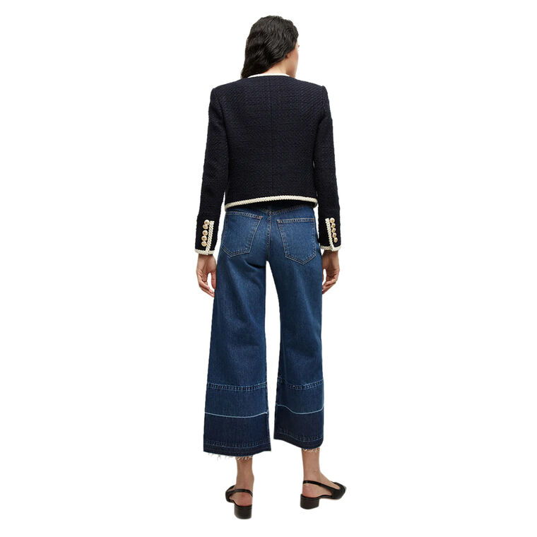 Mabel Collarless Tweed Jacket image number null