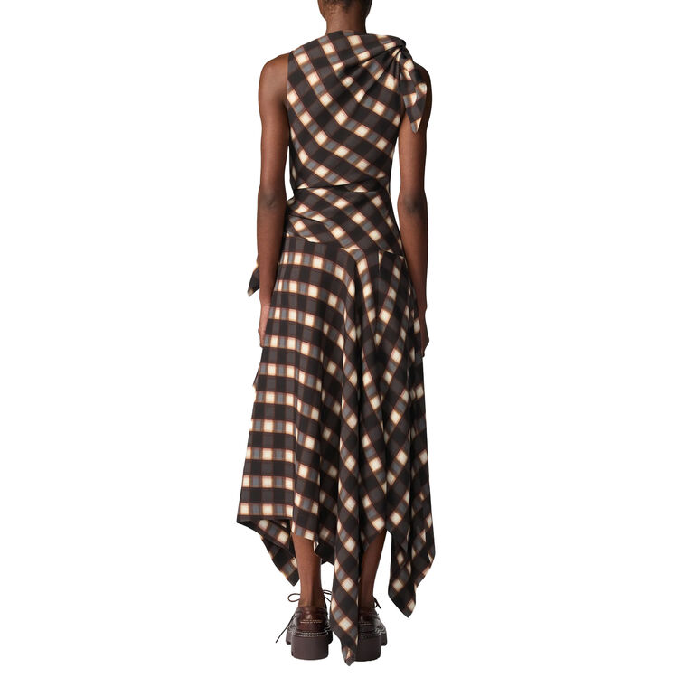 Knotted Midi Dress image number null