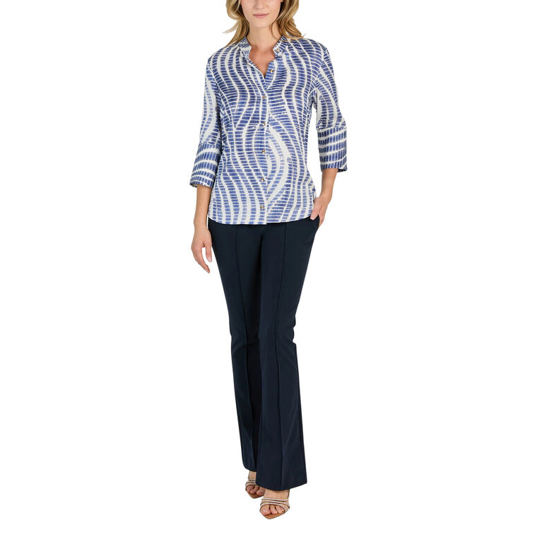 Playa Print Cupro Top image number null