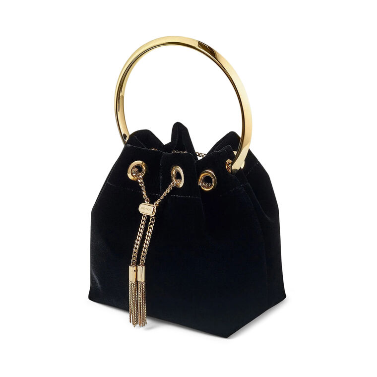 Velvet Bon Bon With Metal Handle image number null