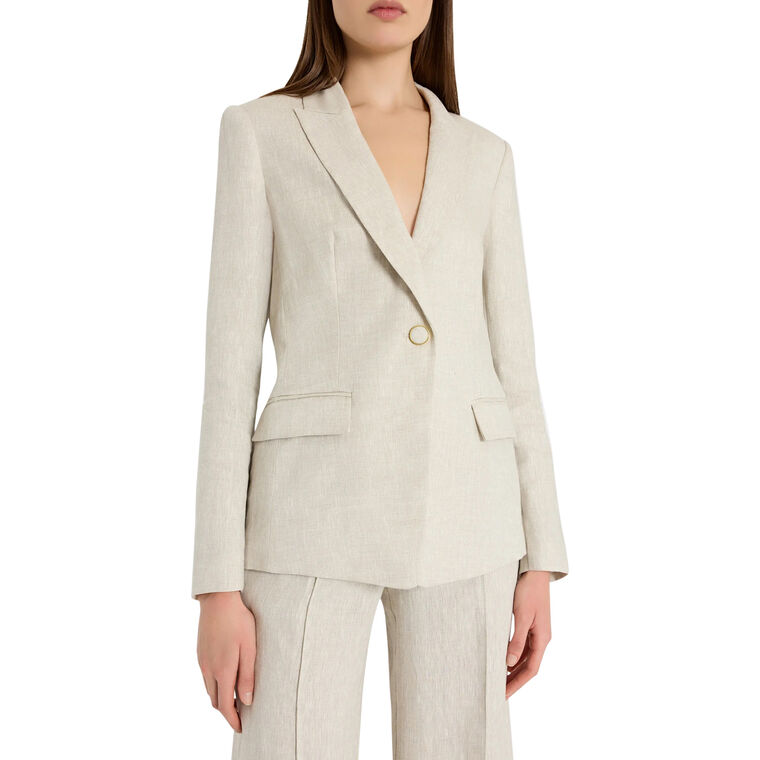 Alexa Linen Blazer image number null