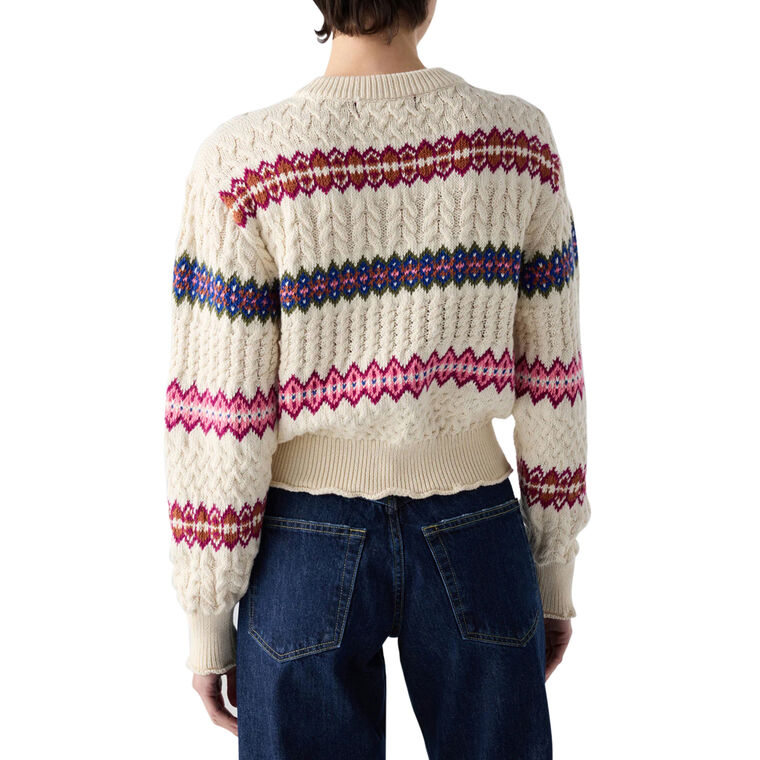 Jemma Long Sleeve Cropped Sweater image number null