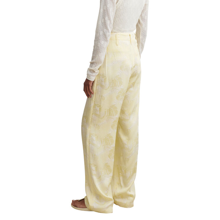 Belhurst Jacquard High-Rise Straight-Leg Pant image number null
