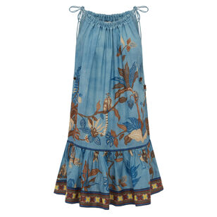 Georgie Sleeveless Ruffle Hem Mini Dress