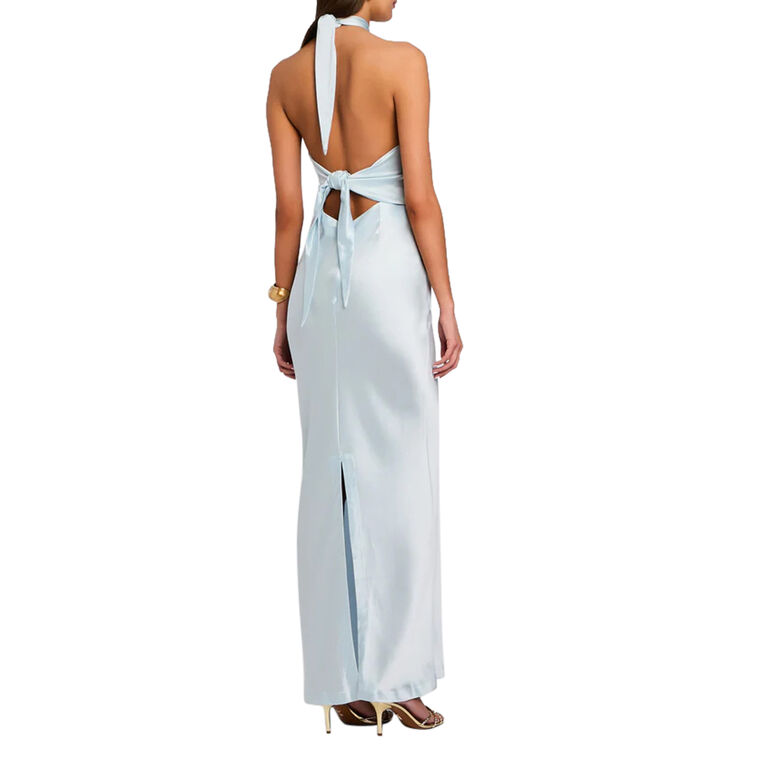 Ester Sleeveless Satin Maxi Dress image number null