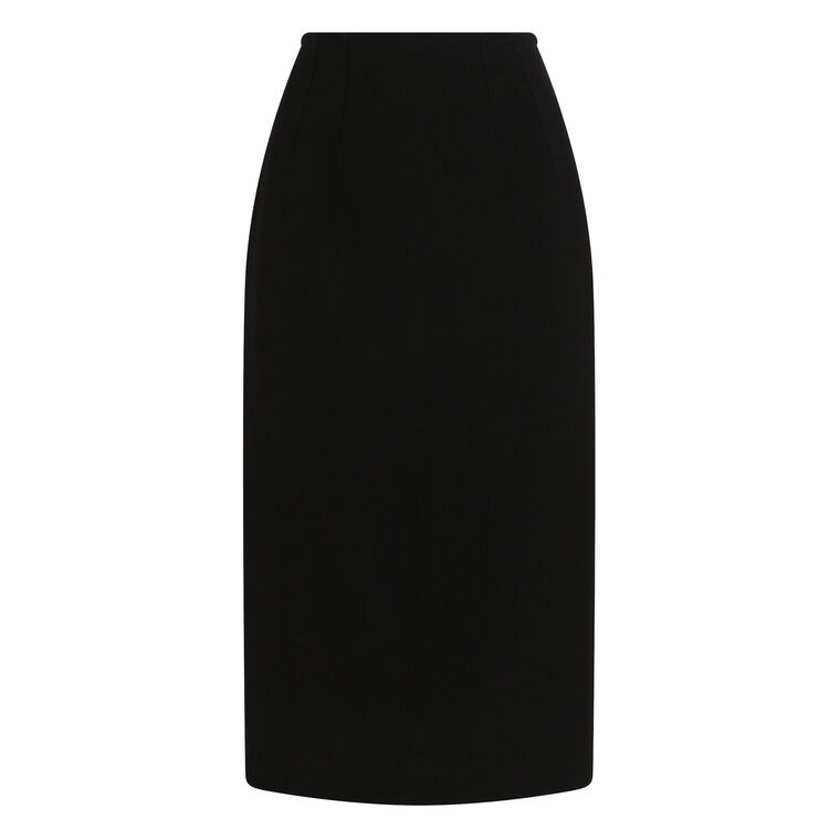 Double Crepe Midi Skirt image number null