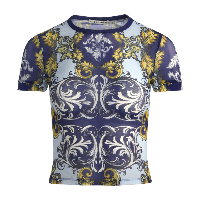 Tess Short Sleeve Crew Neck Tee image number null