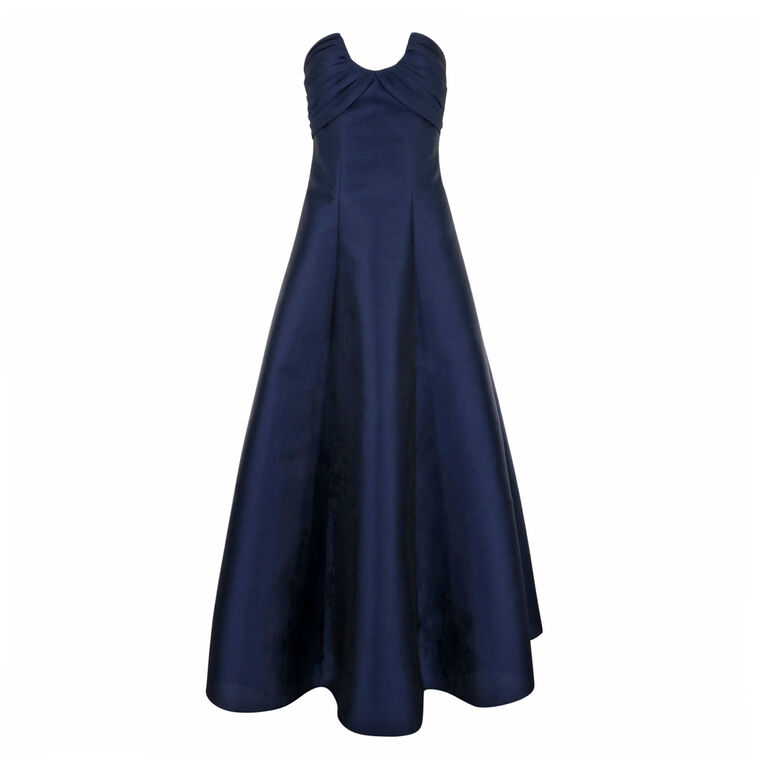 Strapless A-Line Ball Gown With Pockets image number null