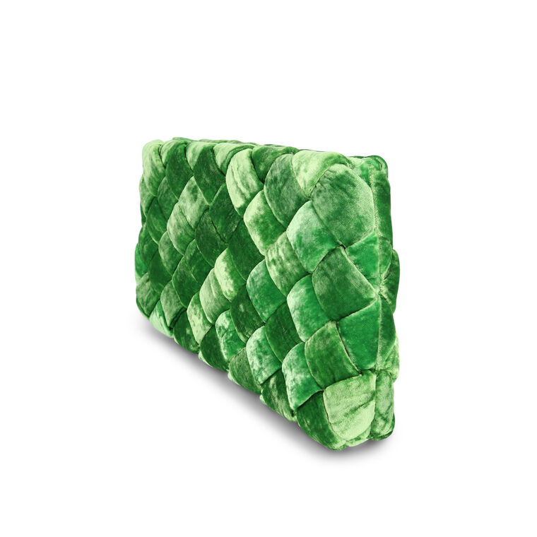 Aviva Woven Velvet Clutch image number null