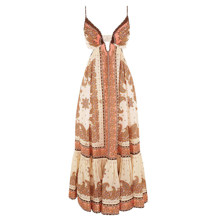 Maxine Plunge Maxi Dress image number null