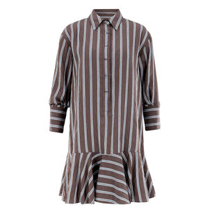 Azriel Long Sleeve Mini Shirtdress
