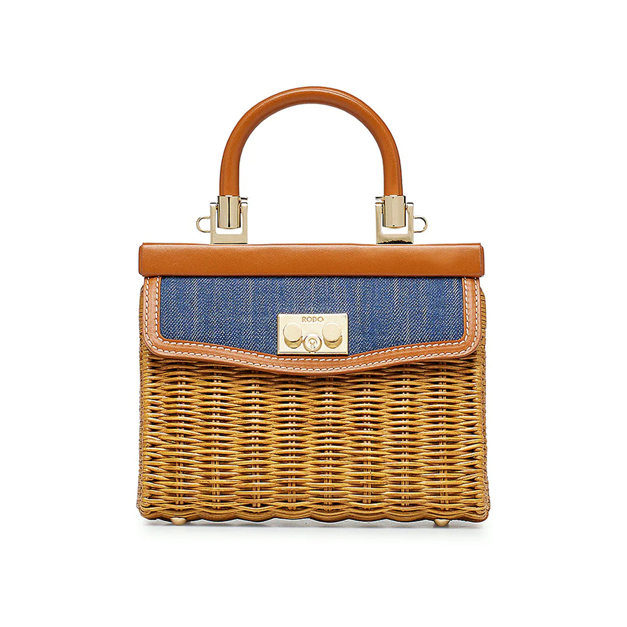 Small Paris Wicker Bag
