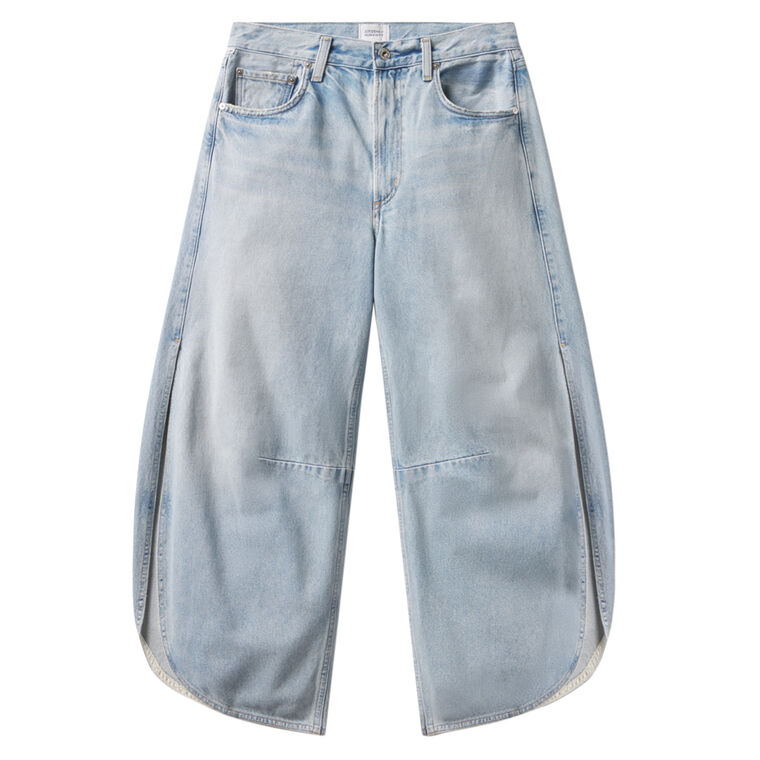 Tulip High-Rise Cropped Sculptural Jean image number null