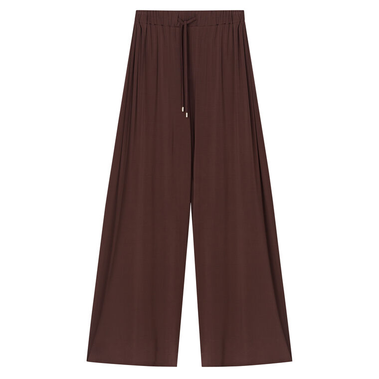 Malawi Wide-Leg Jersey Pant image number null