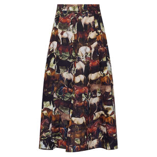 Take The Reins Midi Tulip Skirt