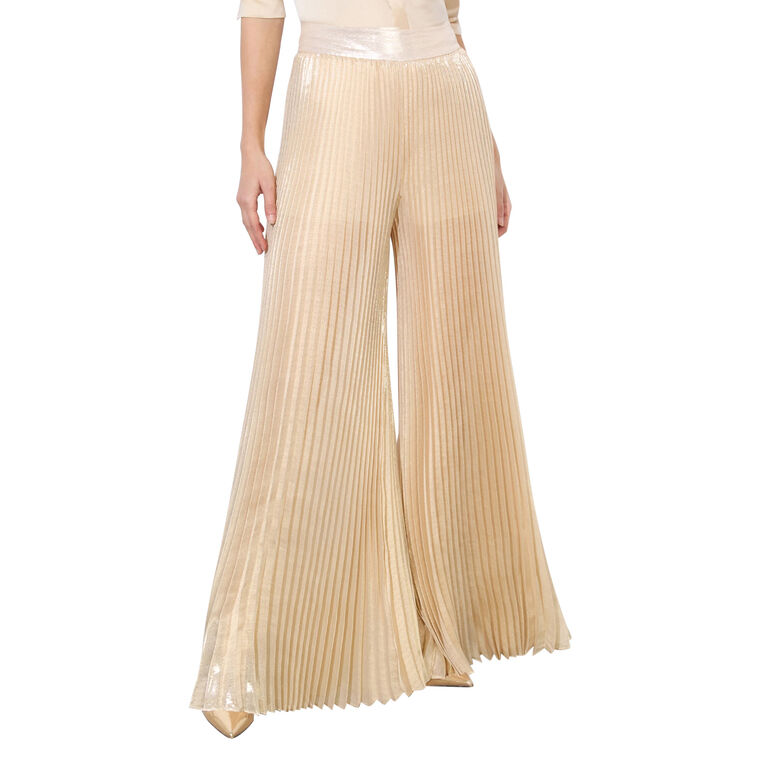 Rosalie High Rise Pleated Wide Leg Pant image number null