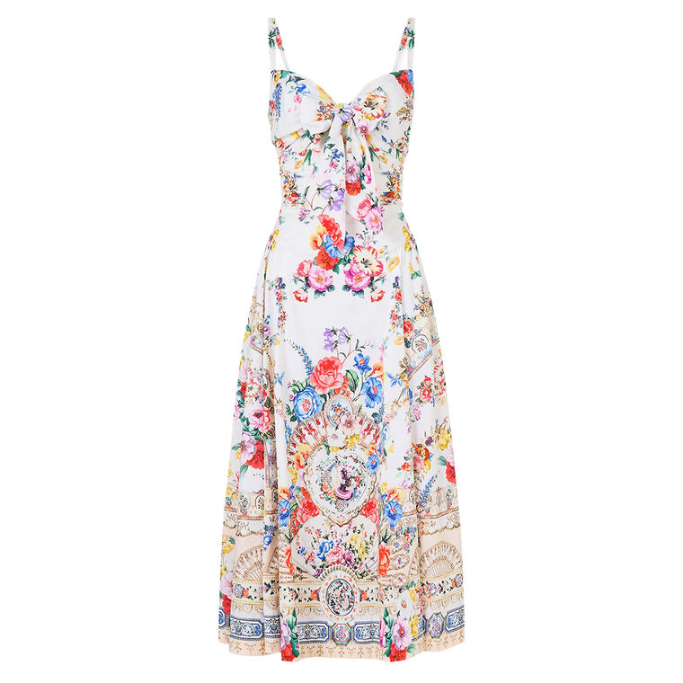 Sleeveless Ballerina Midi Dress image number null