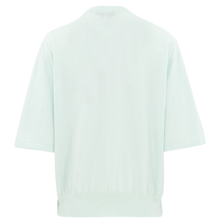 Super Fine Gauge Perfect Short Sleeve Pullover image number null