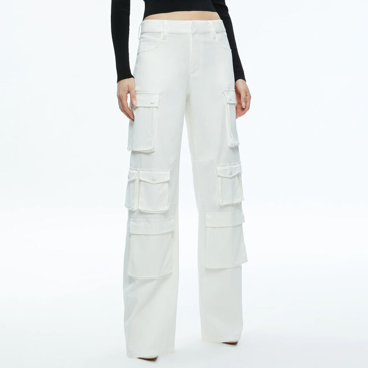 Olympia Mid Rise Baggy Cargo Pant image number null