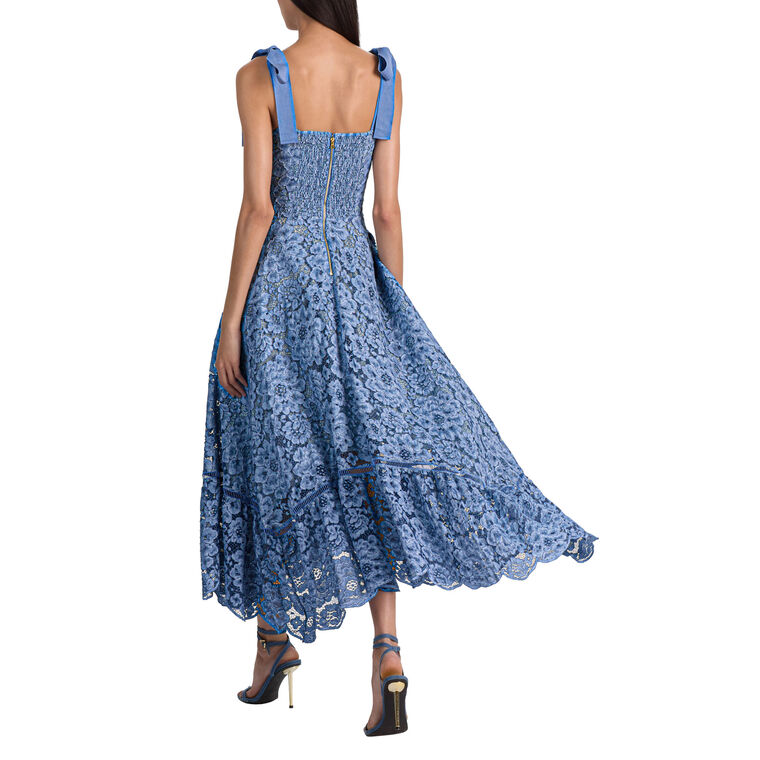 Rosalee Lace Bustier Ankle-Length Dress image number null