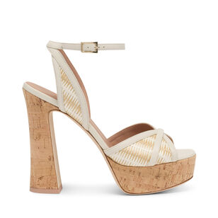 Sylvia 125mm Cork Platform Sandal