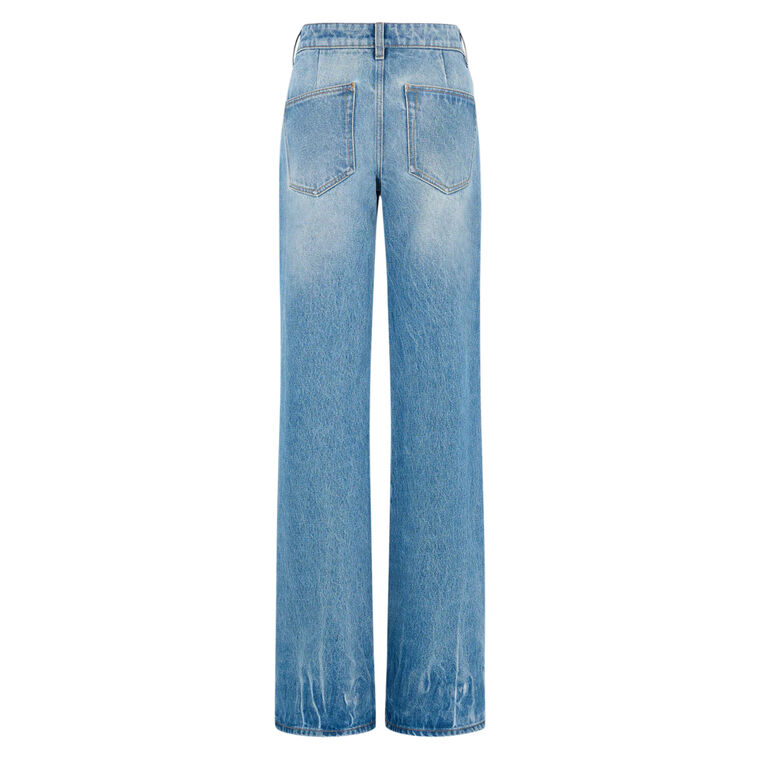 1969 Disc Embellished Flared Jean image number null