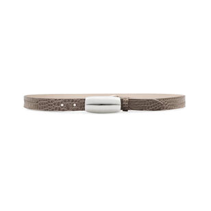 Marlowe Croc-Embossed Leather Belt