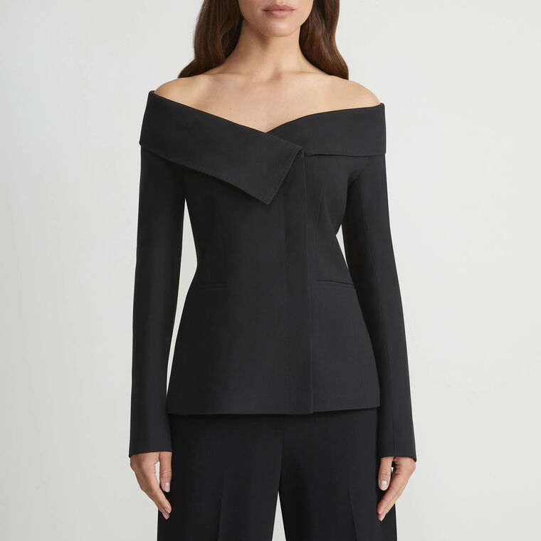 Portrait Collar Blazer image number null