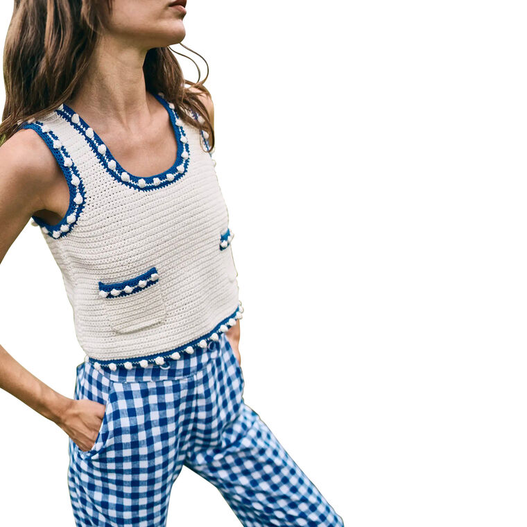Clover Sweater Tank image number null