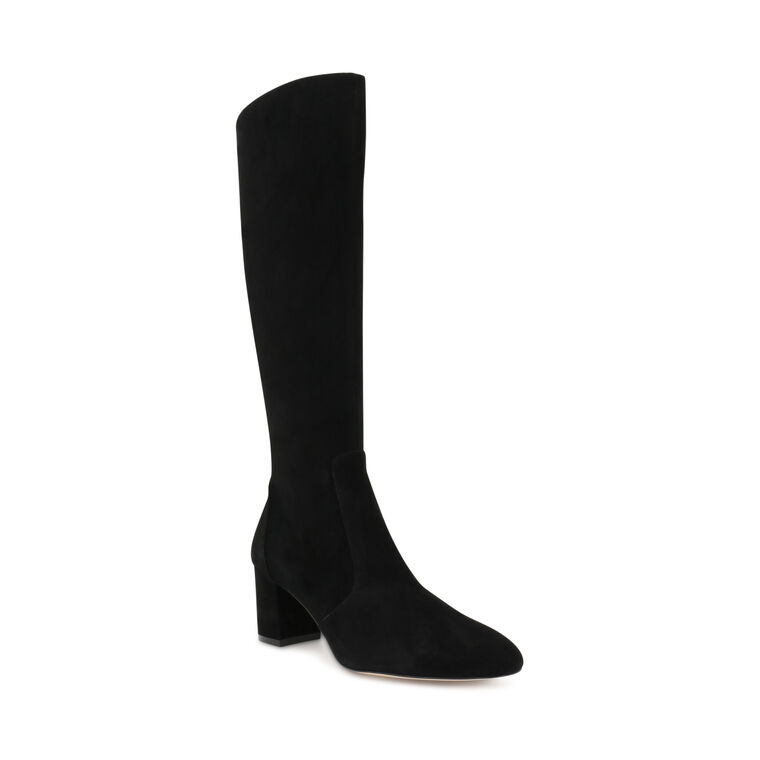 Yuliana 60mm Knee High Suede Zip Boot image number null