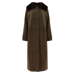 Mink Collar Coat