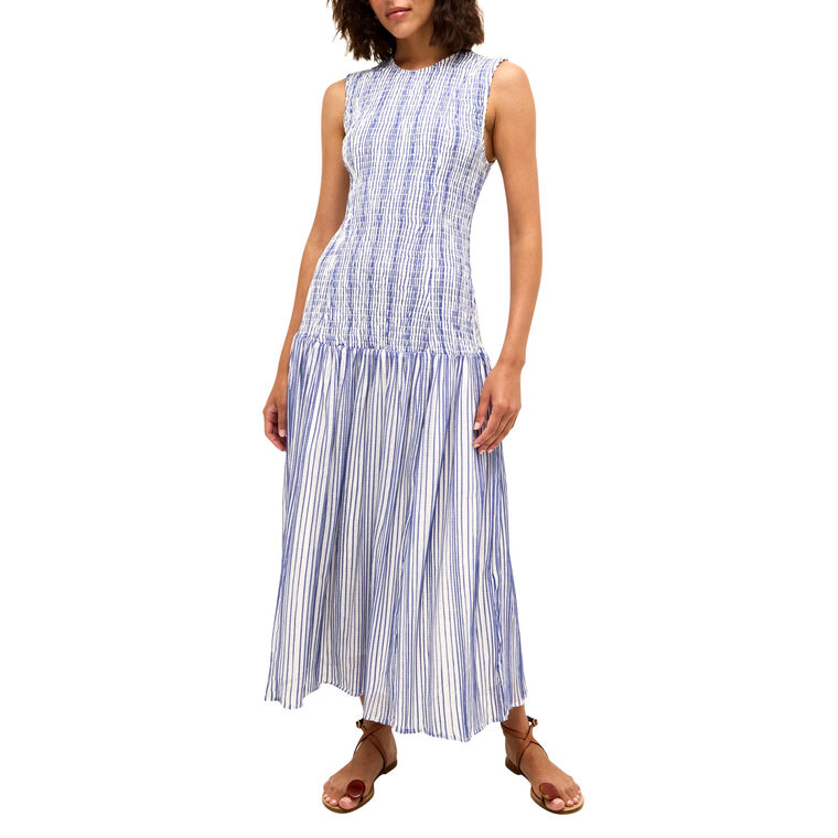 Porter Sleeveless Drop Waist Midi Dress image number null