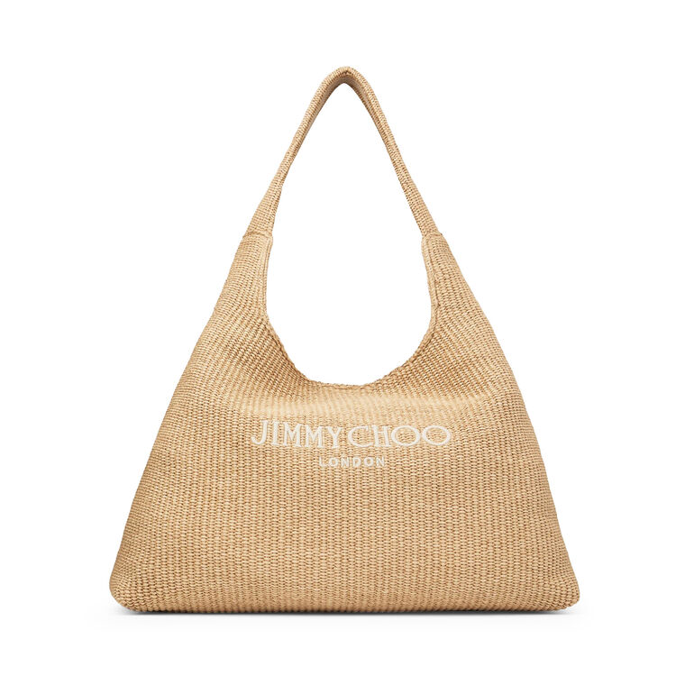 Beach Diamond Large Raffia Shoulder Bag image number null