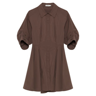 Jazzie Short Sleeve Cotton Mini Dress