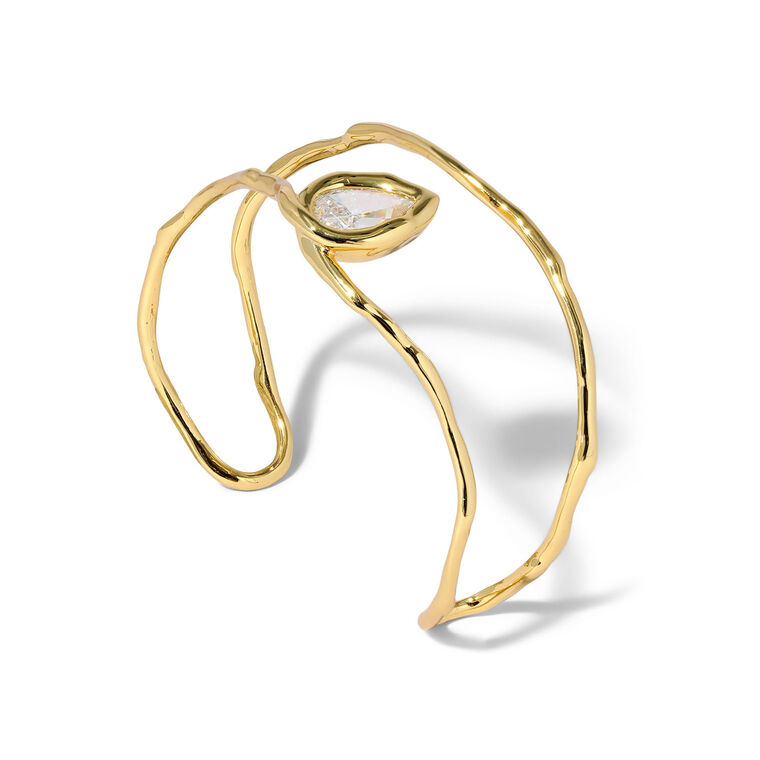 Asterales Gold Floating Cuff Bracelet image number null