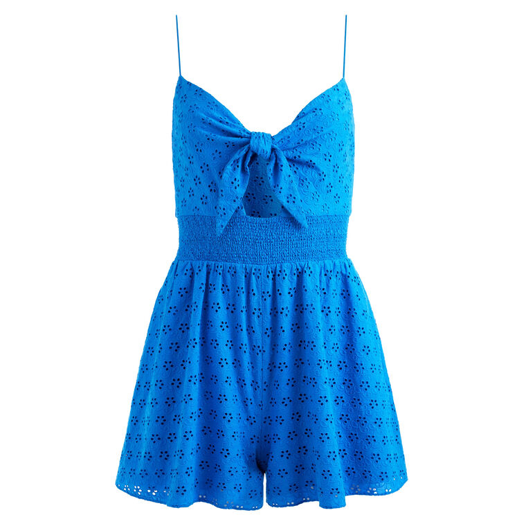Freida Tie Front Romper image number null