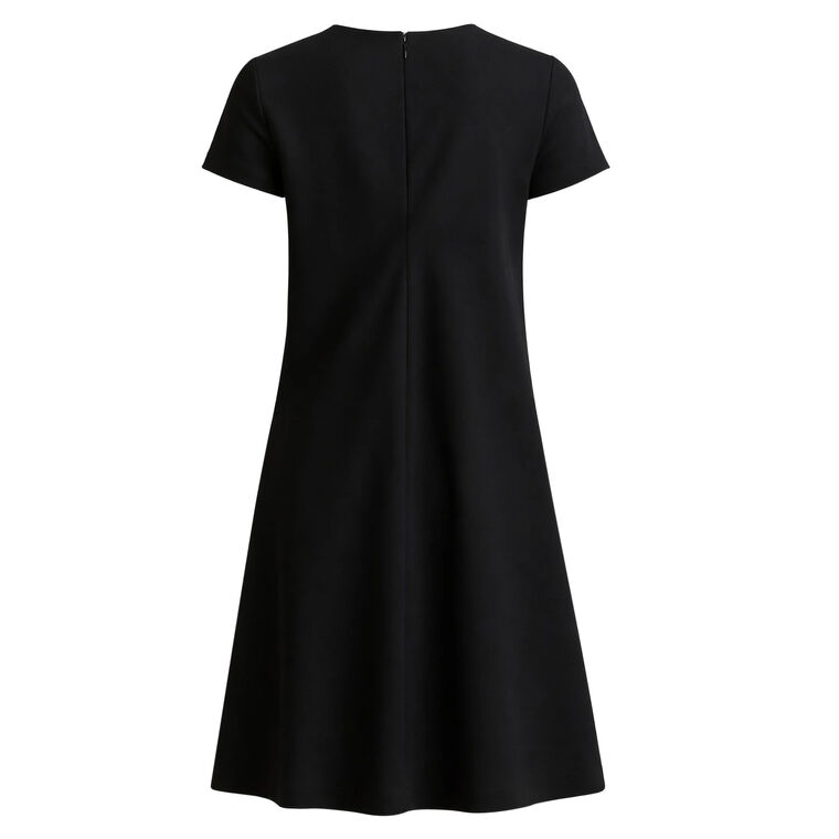Bias Short Sleeve Mini Dress image number null