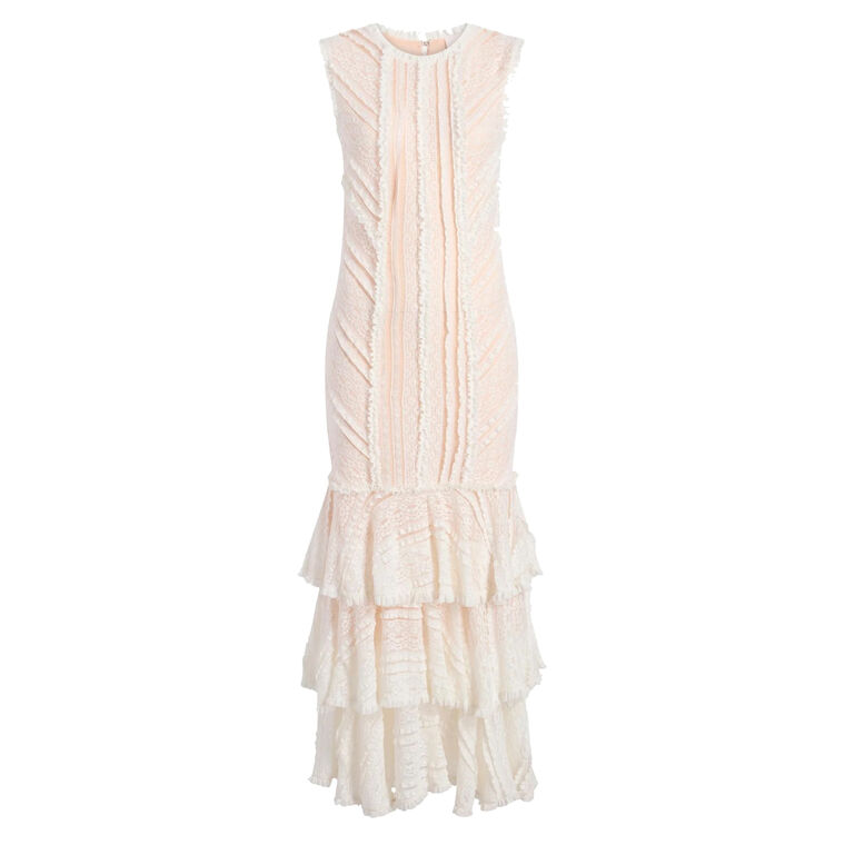 Maceio Sleeveless Lace Midi Dress image number null