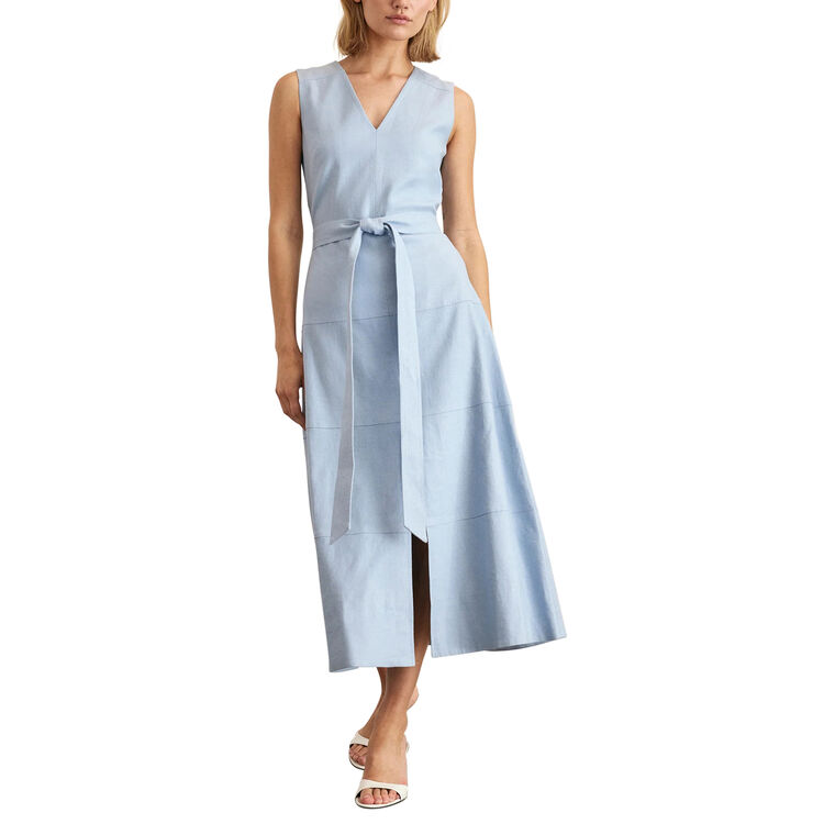 Reinella Sleeveless Belted Midi Dress image number null