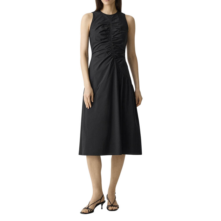 Asymmetrical Ruched Midi Tank Dress image number null