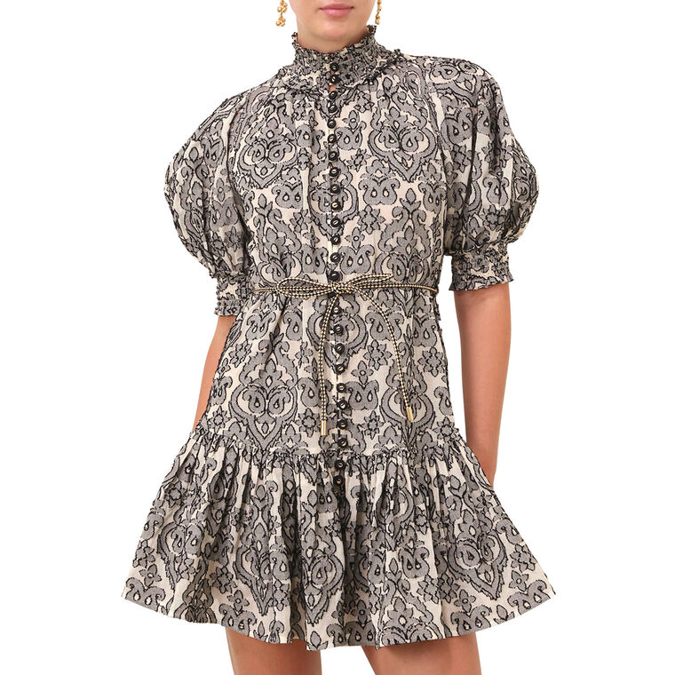 Wylie Lantern Mini Dress image number null
