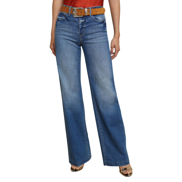 Clayton High Rise Wide Leg Jean image number null