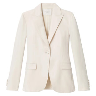 Finesse Crepe Peak Lapel Blazer