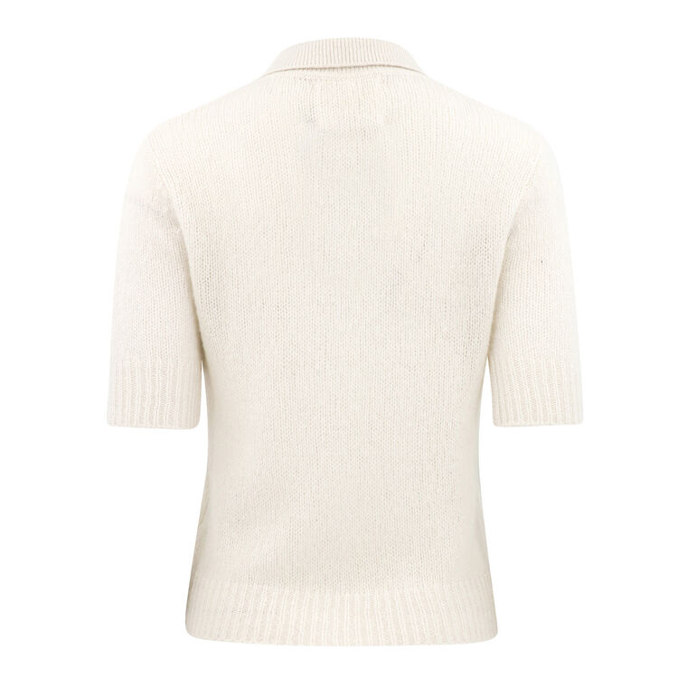 Masy Collared Cashmere-Silk Blend Sweater image number null