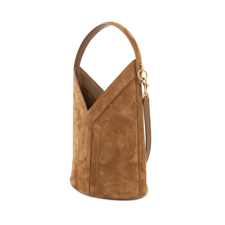 Y Bucket Top Handle Bag image number null