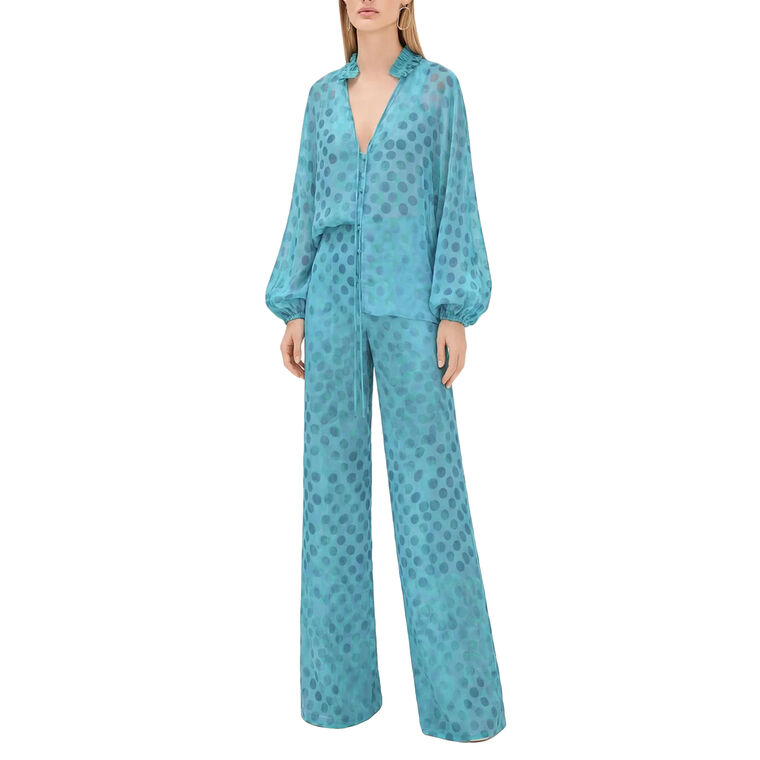 Verde Wide-Leg Pants image number null