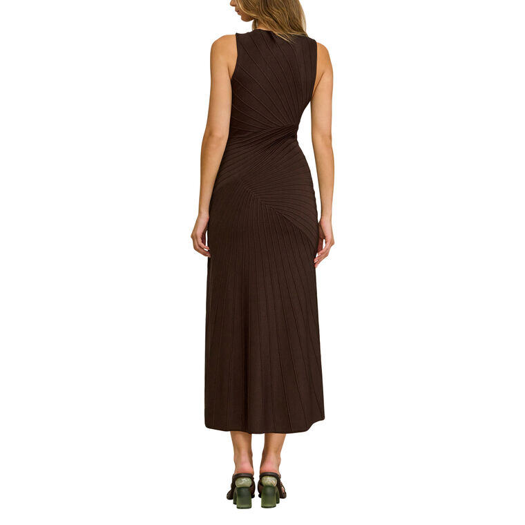 Fen Sleeveless High Neck Midi Dress image number null