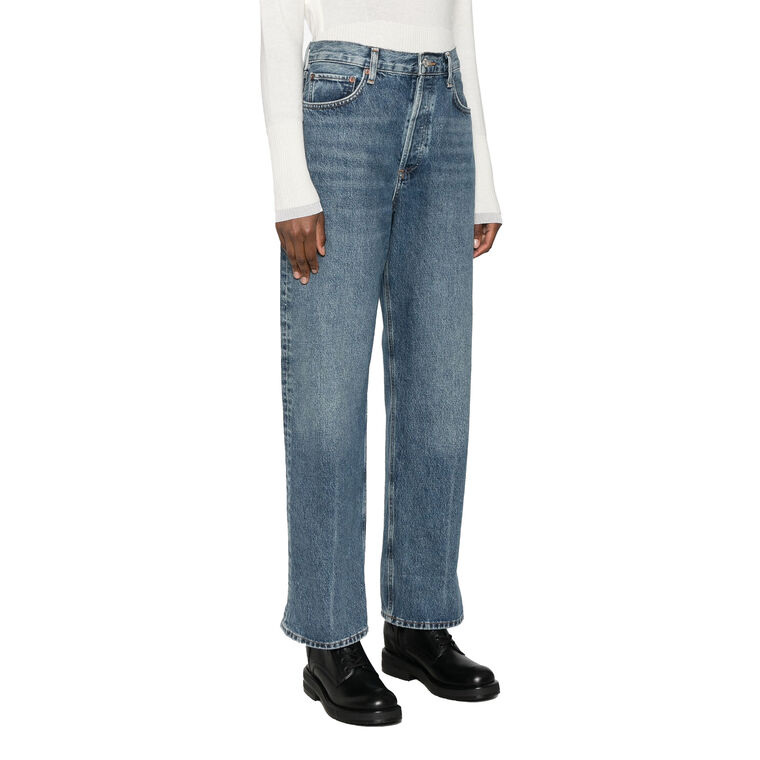 Fran Low Slung Straight Jean image number null