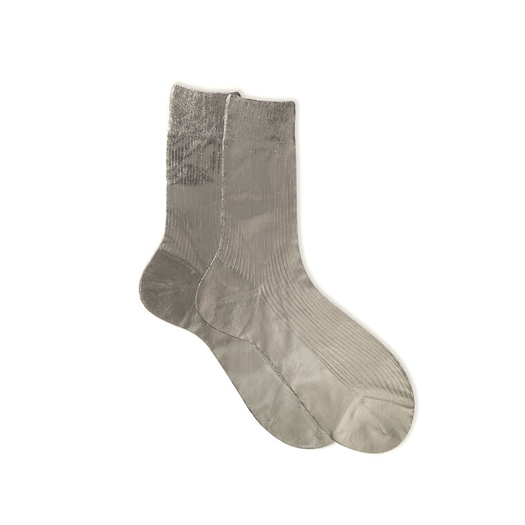 One Ribbon Laminated Socks image number null